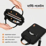 B1062 WIWU Multi Pocket Waterproof Messenger Bag - Image 3