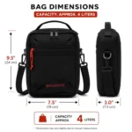 B1065 Bagentix Waterproof Premium Messenger Bag - Image 3